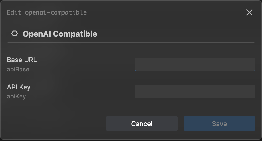 OpenAI compatible endpoint